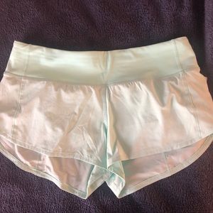 Ice blue speed up short size 6